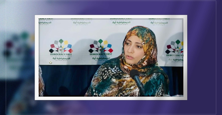 Mrs. Karman takes part in “Democracy First in the Arab World”